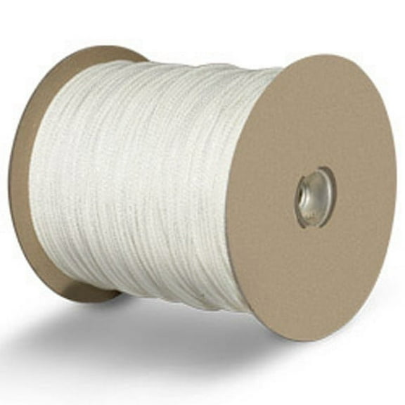CWC Solid Braid Polyester Crab Rope - 9/32" x 1000 ft., White