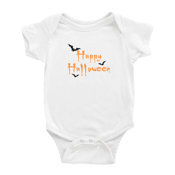 Happy Halloween Funny Infant Boys Girl Baby Bodysuit