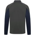 thumbnail image 3 of Men's Levelwear Navy Montreal Canadiens Cadet Insignia Core Quarter-Zip Pullover Top, 3 of 3