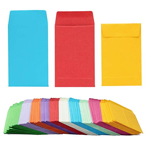 Recycled Security Envelopes 1 78 x 2 Recycled Mini Envelopes Tiny Envelopes 50 Mini Envelopes