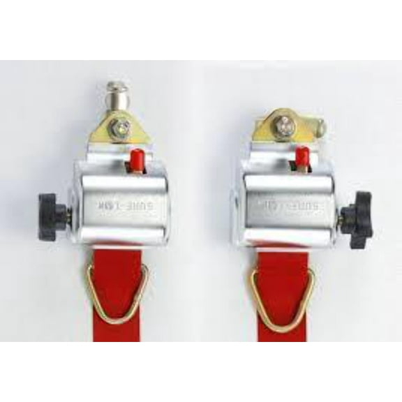 Sure-Lok FF600 Series Wheelchair Retractor Right & Left 2 Pak Attachment: L Track, Fitting: S Hook