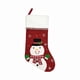thumbnail image 1 of Calcetn Navideo Festivo De Tela, 30 Cm De Largo, Color Rojo, Ideal Para Regalar En Navidad a Familiares, Paquete De 1, Ukhbmc, 1 of 9