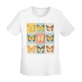 thumbnail image 6 of Plus Size Tops for Women Cute Butterfly Graphic Tee Funny Colorful Print Casual Nature Shirt Small-3X-Large, 6 of 9