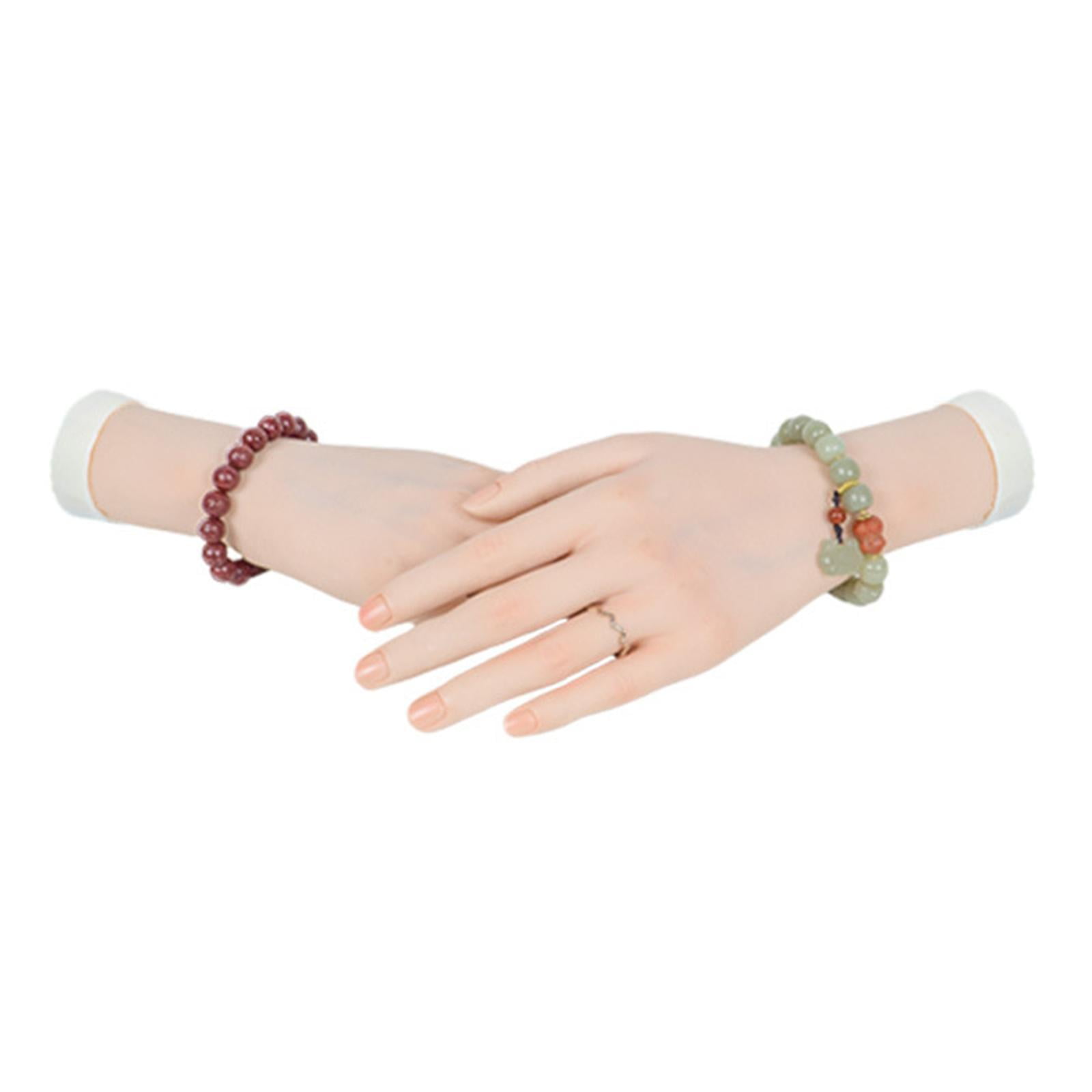 Bothyi Practice Mannequin Hand for Rings Photo Props Acrylic Nails Practice Training right hand