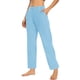 thumbnail image 3 of TaTaai Women's Loose Fit Yoga Pants with Pockets High Waist Stretchy Long Pants Casual Athletic Lounge Bottoms Tummy Control Non See Through Relaxed Fit Gift, 3 of 7