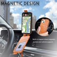 thumbnail image 6 of Zipper Wallet Case for Apple iPhone 13, PU Leather [Card Holder Slot Handbag] with Adjustable Kickstand Flip Phone Cover for Apple iPhone 13 Orange, 6 of 7