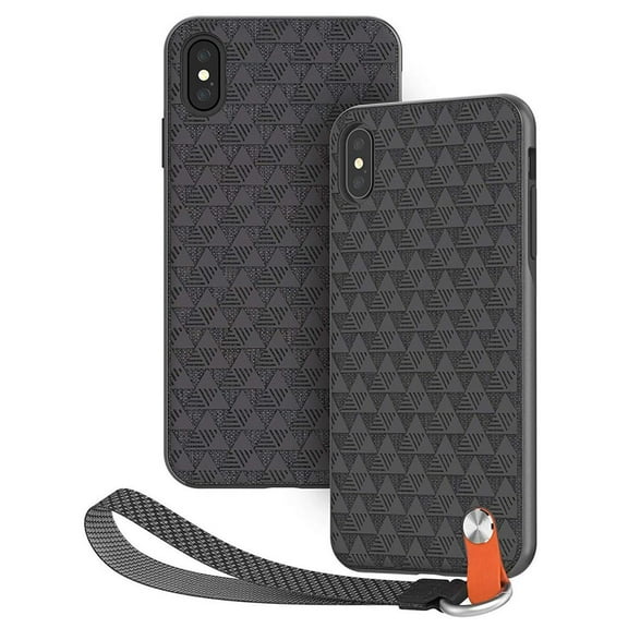 Moshi Altra - Back cover for cell phone - polyurethane - shadow black - for Apple iPhone XS Max