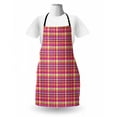 thumbnail image 3 of Colorful Apron, Pixel Like Ornament with Contemporary Design Checkered Squares Illustration, Unisex Kitchen Bib with Adjustable Neck for Cooking Gardening, Adult Size, Multicolor, by Ambesonne, 3 of 4