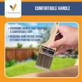 thumbnail image 6 of Vermeer Paint Brushes - 2-Pack - 3" Flat Brushes for All Latex and Oil Paints & Stains, 6 of 7