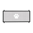 thumbnail image 2 of Pet Safety Gate Mesh Screen, Portable Dog Cat Isolation Barrier for Doorways, Stairs and Hallways, Retractable Mesh Gate with Paw Print Design, Easy Install Indoor Pet Fence for Home, 2 of 5