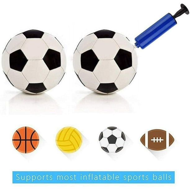 Pompe à ballon de 6 pouces avec 7 aiguilles, pompe à air pour ballons de  football, volley-ball, rugby et autres ballons gonflables 