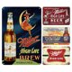 thumbnail image 1 of Kit Pintura Hierro Rectangular Placa Metal Vintage Miller Beer 20x30cm 4 Uds., 1 of 10
