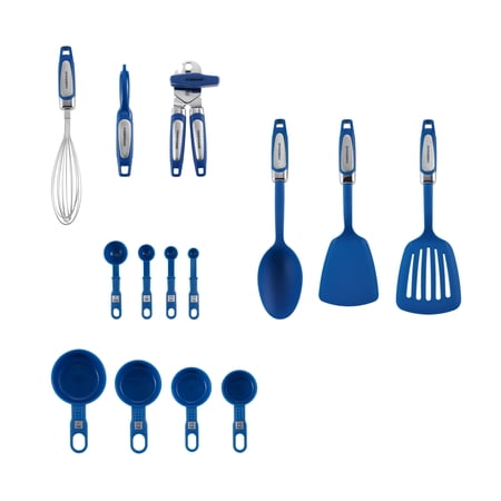 Farberware Professional 14-Piece Kitchen Tool and Gadget Set in Cobalt Blue