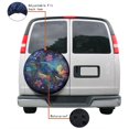 thumbnail image 4 of KAKALAD Sea Turtle In The Stars Spare Tire Cover Universal Vehicle Accessories Buckle Car Tools 14”in, 4 of 6