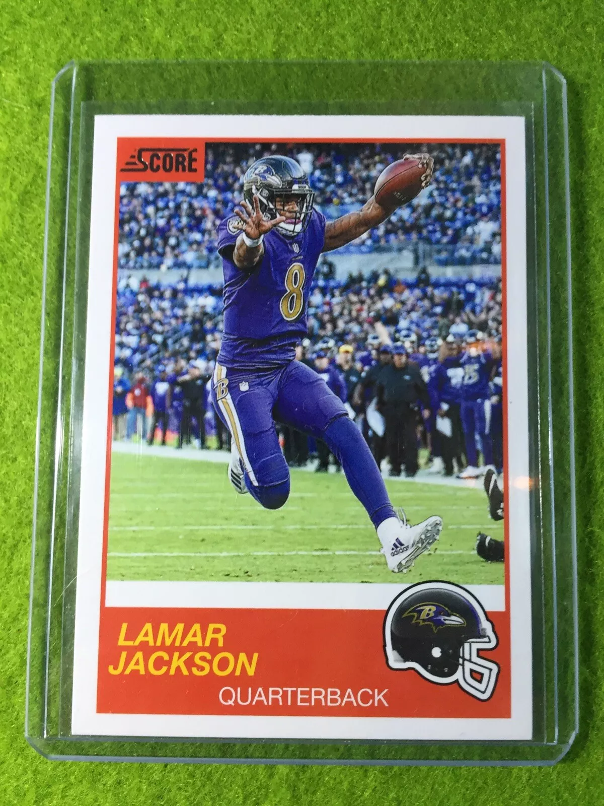 LAMAR JACKSON CARD BALTIMORE RAVENS 2019 Score Football