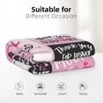 thumbnail image 6 of Yibo Granddaughter Gifts from Grandma Grandpa Christmas Birthday Blanket Flannel Soft and Comfortable Anti-static Bed Sofa Blanket, 6 of 7