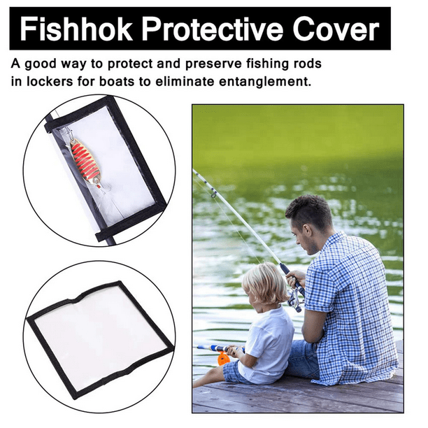 12Pcs Fishing Lure Wraps, Clear PVC Lure Covers Keeps Fishing Safe, Fishing  Bait Cover Easily See Lures,Fishing Covers 