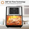 thumbnail image 5 of Joyoung 5.8 Quart Multi Tasker 8 Double Basket Air Fryer w/ LED Touchscreen, 5 of 9