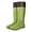 Green, variant on Women’s Hight Top Rain B𝗈𝗈𝑡𝑠 Wate𝗋proof Foldable Ru𝖻𝖻er Booties with Adjustable Cu𝖿𝖿, Lightweight Non-S𝗅ip Rain Shoes for Gardening Outdoor Work