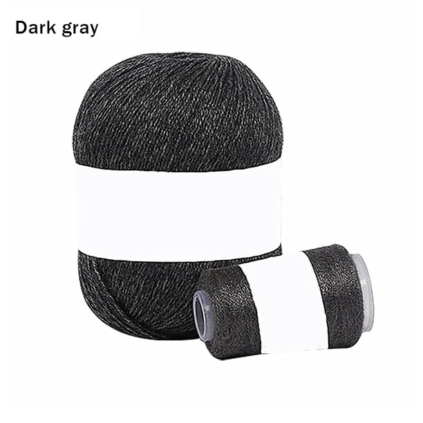 Hilo de tejer Cuerda de tejer mezclada Cordón de macramé grueso para manualidades de ganchillo Cuerda para hacer bricolaje, gris oscuro Noticed HA000409-05B