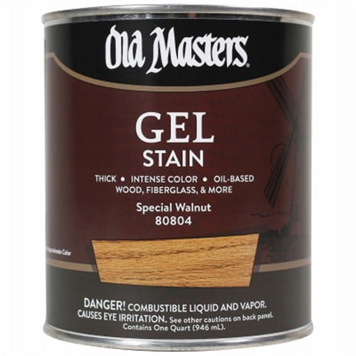Old Masters Semi-Transparent Special Walnut Oil-Based Alkyd Gel Stain 1 qt