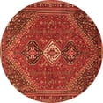 thumbnail image 1 of Ahgly Company Indoor Round Persian Orange Traditional Area Rugs, 5' Round, 1 of 1