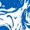 ROYAL BLUE, variant on Instant Message - Skull Butterfly Cropped Graphic T-Shirt