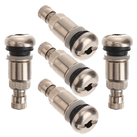 Soimiss 5Pcs High Pressure Metal Valve Stems for Car Use Compatible with Vehicle Tires