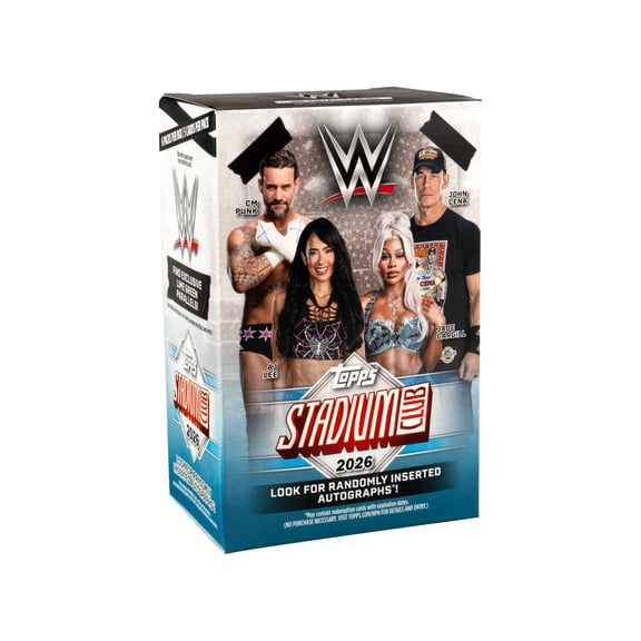 2026 Topps Stadium Club WWE Trading Cards Value Box