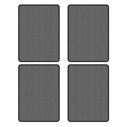 WEUVEB Square Car Window Tint Black 4Set 15.7X11.8X0.08In