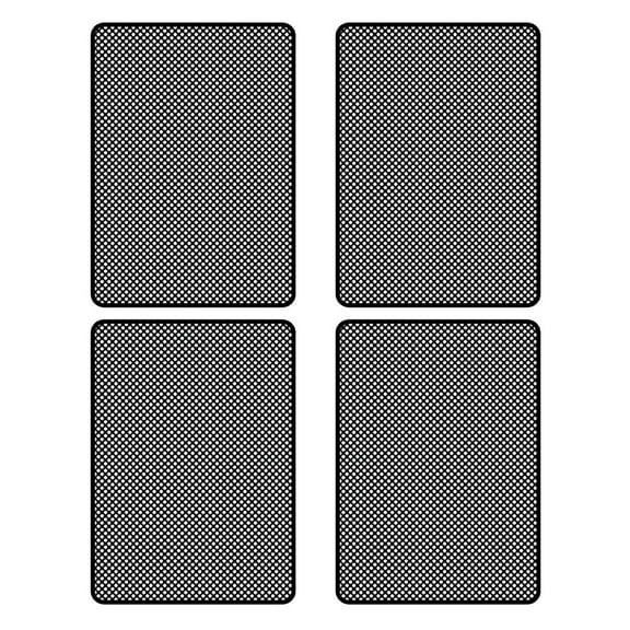 WEUVEB Square Car Window Tint Black 4Set 15.7X11.8X0.08In