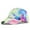 Green, variant on Unisex Tie Dye Baseball Cap Fashion Funny Print Baseball Cap Adjustable Peaked Cap Outdoor Sports Couple Hats Adjustable Curved Brim Hats Sun
