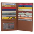 thumbnail image 2 of Swiss Marshall RFID Blocking Bifold Genuine Leather Credit Card ID Holder Long Wallet CN Tan, 2 of 6