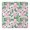 Pioneer Flower Floral-3, variant on Pioneer Flower Floral Print Pattern Square Fitted Tablecloth with Elastic Edge,Square Table Cover,Washable Elastic Table Cover for Home Kitchen Party Decor 34"x34"