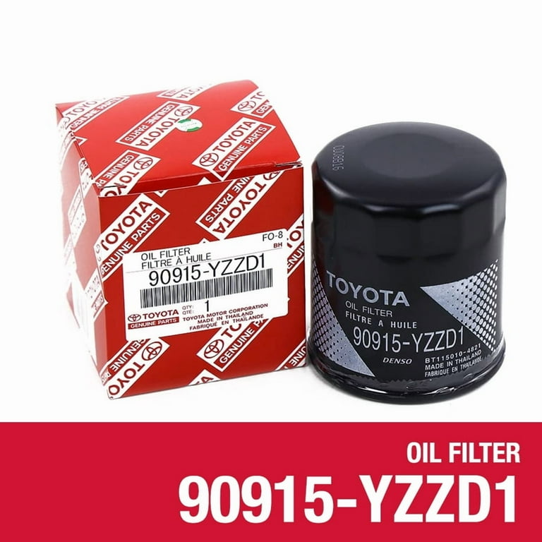 Toyota Engine Oil Filter Genuine 90915-YZZD1 for Highlander Tundra