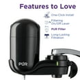 PUR Faucet Mount Water Filtration System, Vertical, Black, FM2000B