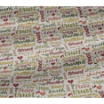 thumbnail image 5 of oneOone Cotton Jersey Yellow Fabric Text Dress Material Fabric Print Fabric By The Yard 58 Inch Wide, 5 of 6