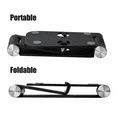 thumbnail image 2 of Portable Foldable Aluminum Desk Stand Adjustable Holder for iPhone Xs, X, iPhone 8 7 6s 6 5c 5s 5 4s 4 SE, iPod touch 6th 5th 4th generation (Black), 2 of 9