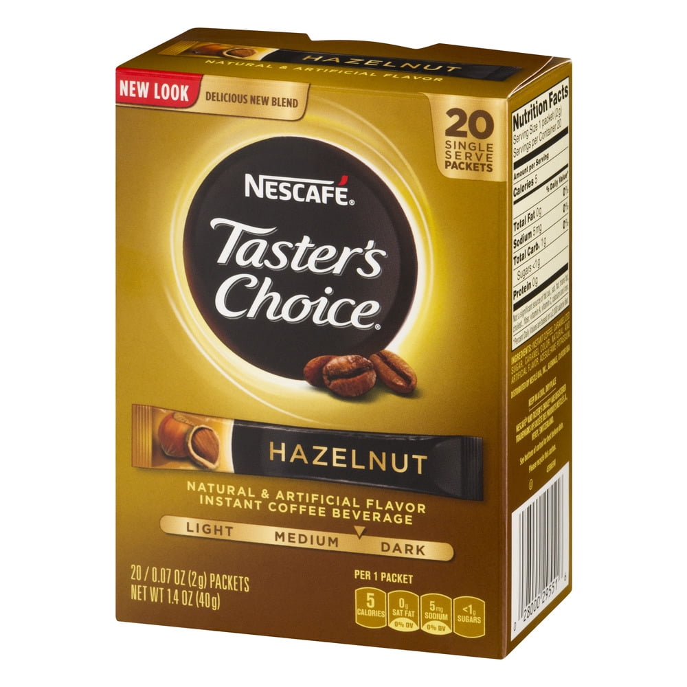 Nestle Tasters Choice  Coffee Beverage, 20 ea