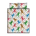 thumbnail image 5 of Juego de cama edredón con estampado de ranas de colores, 5 of 5