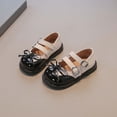 thumbnail image 6 of Bxsruta Girls' Patent Leather Mary Jane Shoes with Bow, Soft Sole Low Heel for Spring and Summer, 6 of 8