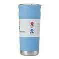 thumbnail image 5 of (9 pack) BUILT Torrent 20 oz Double-Wall Insulated Stainless Steel Tumbler Water Bottle, Sky Blue, 5 of 15