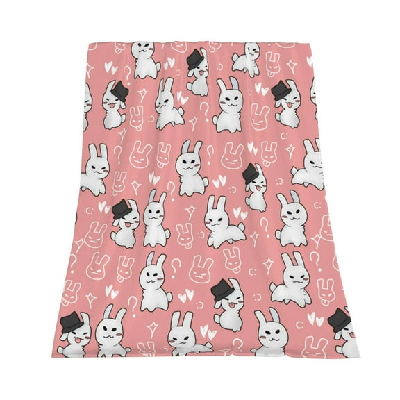 Forsaken Gubby Throw Blanket Cozy Plush Lightweight Warm Fuzzy Flannel Blanket Air Conditioning Blanket for Couch Sofa Bed Home Decor Gift 60x50