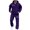 Dark Purple&1080, variant on Mens Sweatsuit 2 Peice Sets Casual Men's Jogging Tracksuit Set Letter Graphic Y2K Pullover Hoodies Pants Athletic Sweat Suit for Men