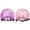 Precious Bow, variant on Wrapables® Fun and Novelty Double Layer Waterproof Shower Caps for Kids (Set of 2), Animal Ears