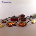 thumbnail image 4 of Batería de Cocina Tramontina Ankara en Aluminio con Antiadherente Starflon Max 12 Piezas Rojo, 4 of 5