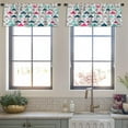 thumbnail image 3 of LALILO Kitchen Curtain Valance With Ethnic Tribal Boho Trendy Rod Pocket Window Curtain 52"x 18" Set of 2, 3 of 5