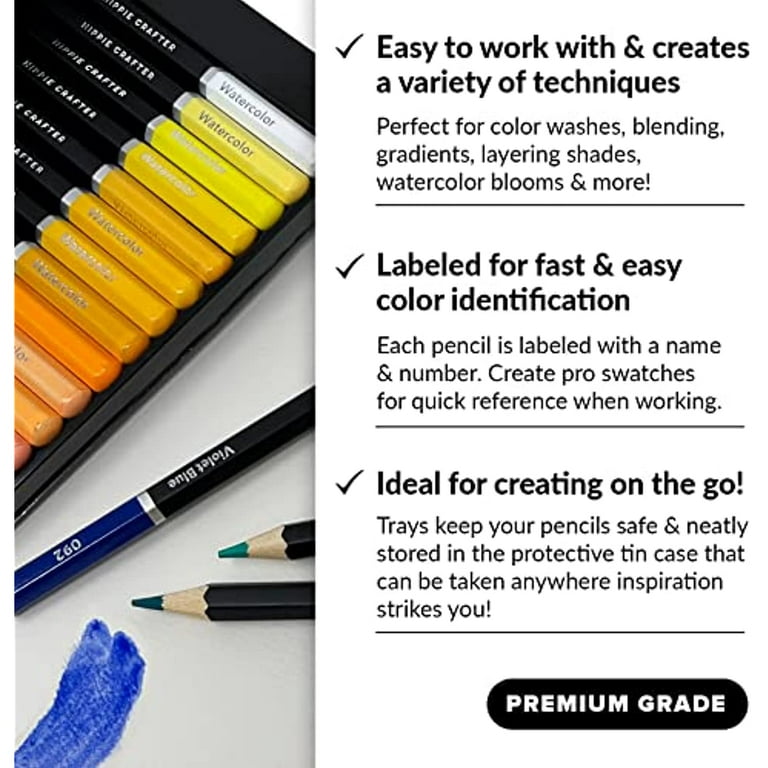 Professional Watercolor Color Pencil