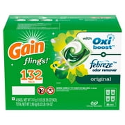 Gain flings!  AromaBoost Laundry Detergent Pacs, Original (132 ct.)
