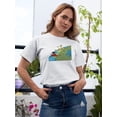 thumbnail image 2 of Traveling Couple T-Shirt Women -Wilfred Hildonen Designs, Female Medium, 2 of 4